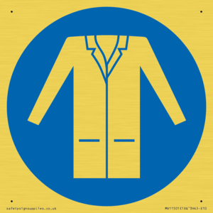 Custom Mandatory: Wear a lab coat